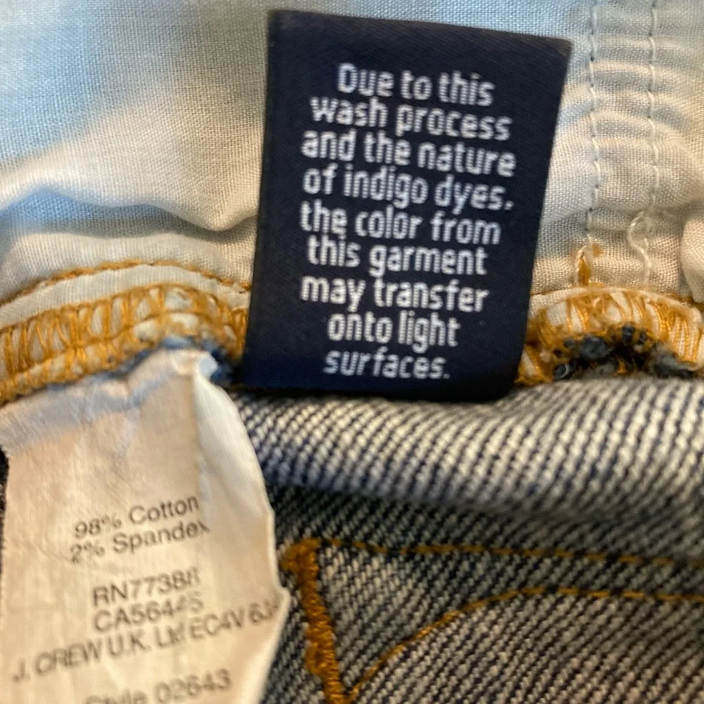 J. Crew Toothpick Medium Wash Stretch Jeans Size 27” Waist - Picture 6 of 11